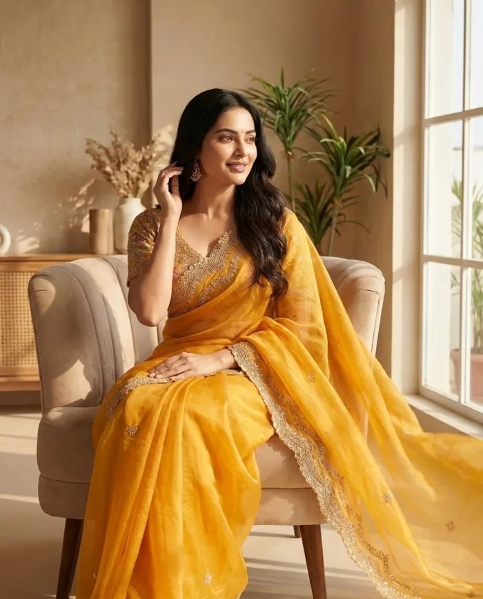 Cora Silk Resham & Cutdana Saree