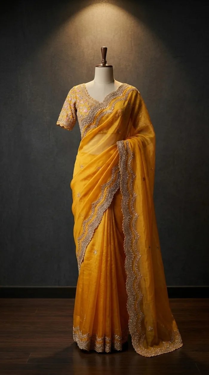 Cora Silk Resham & Cutdana Saree